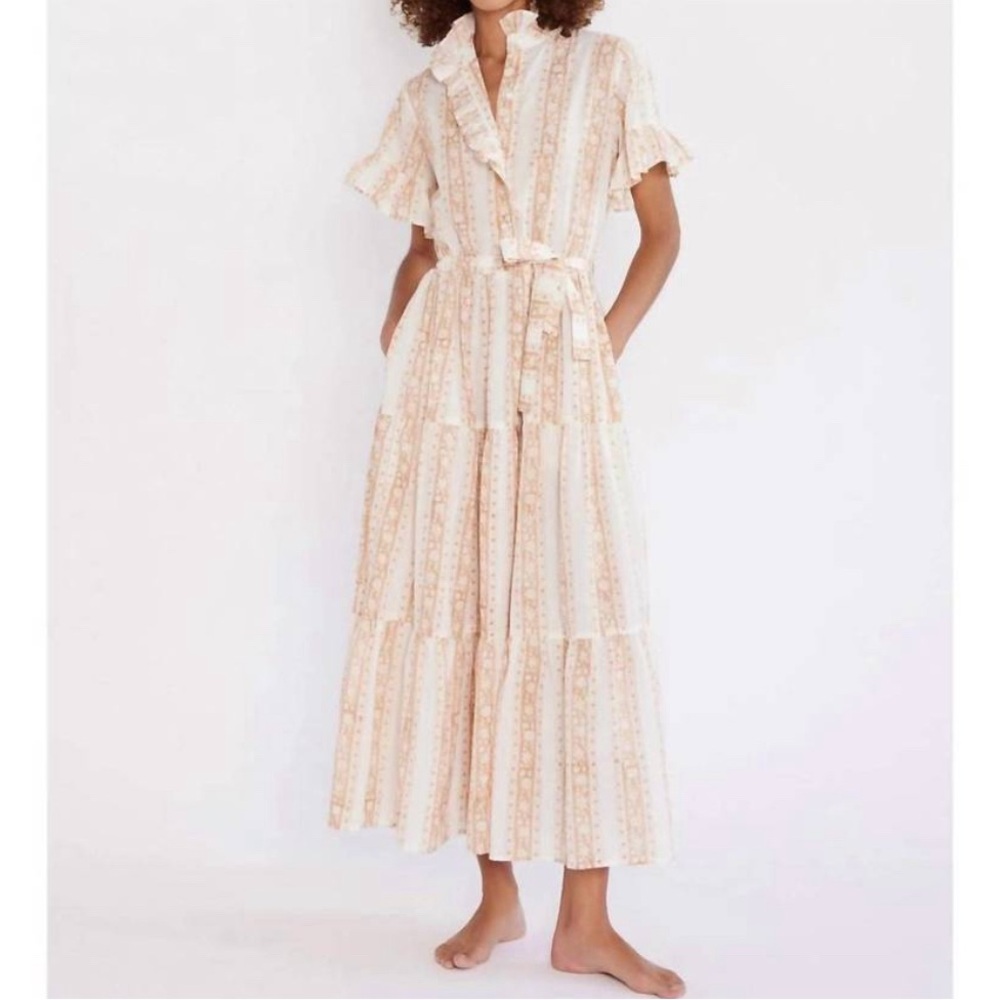 MILLE victoria dress in mumbai stripe